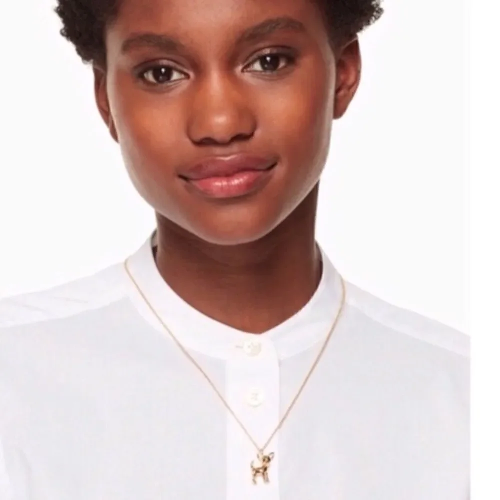 NEW KATE SPADE YO QUIERO TACO CHIHUAHUA NECKLACE